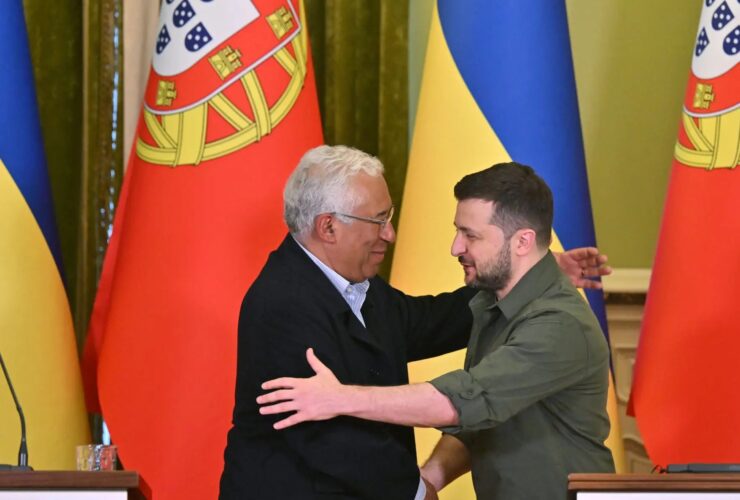 Zelensky agradece apoio militar e humanitário abrangente e consistente de Portugal