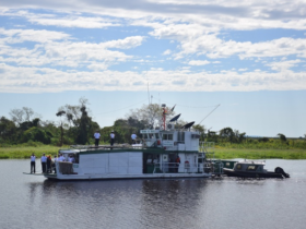 Marinha do Brasil e Armada da Bolívia iniciam Comissão Tamengo 2023 para levantamento hidrográfico no Canal do Tamengo